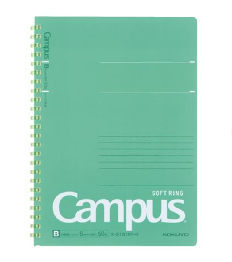 KOKUYO Campus Softring Dot-Ruled 40 Sheet Notebook