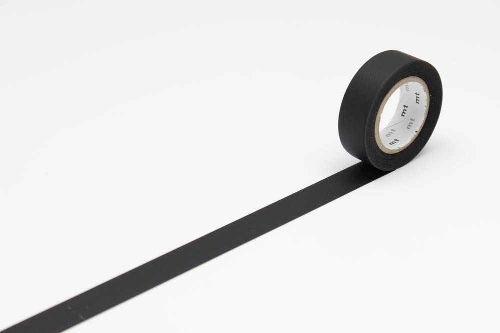 MT Matte Black Washi Tape
