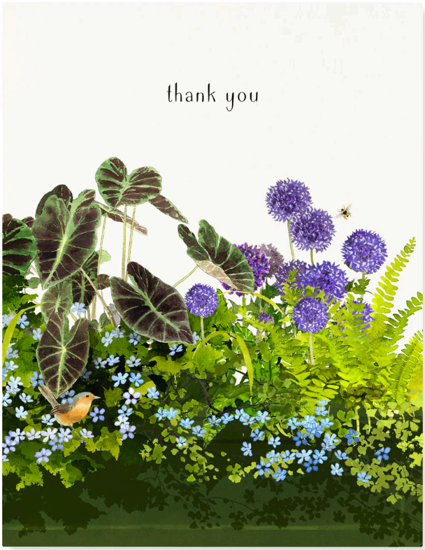 Felix Doolittle - Robin and Bee - Thank You Card