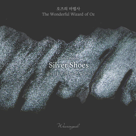 Wearingeul Silver Shoes Glitter Potion