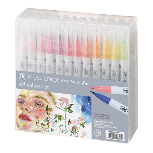 Kuretake Clean Color Real Brush Large Color Sets