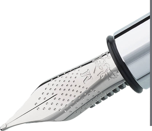 Faber-Castell Ambition Black Resin & Chrome Fountain Pen