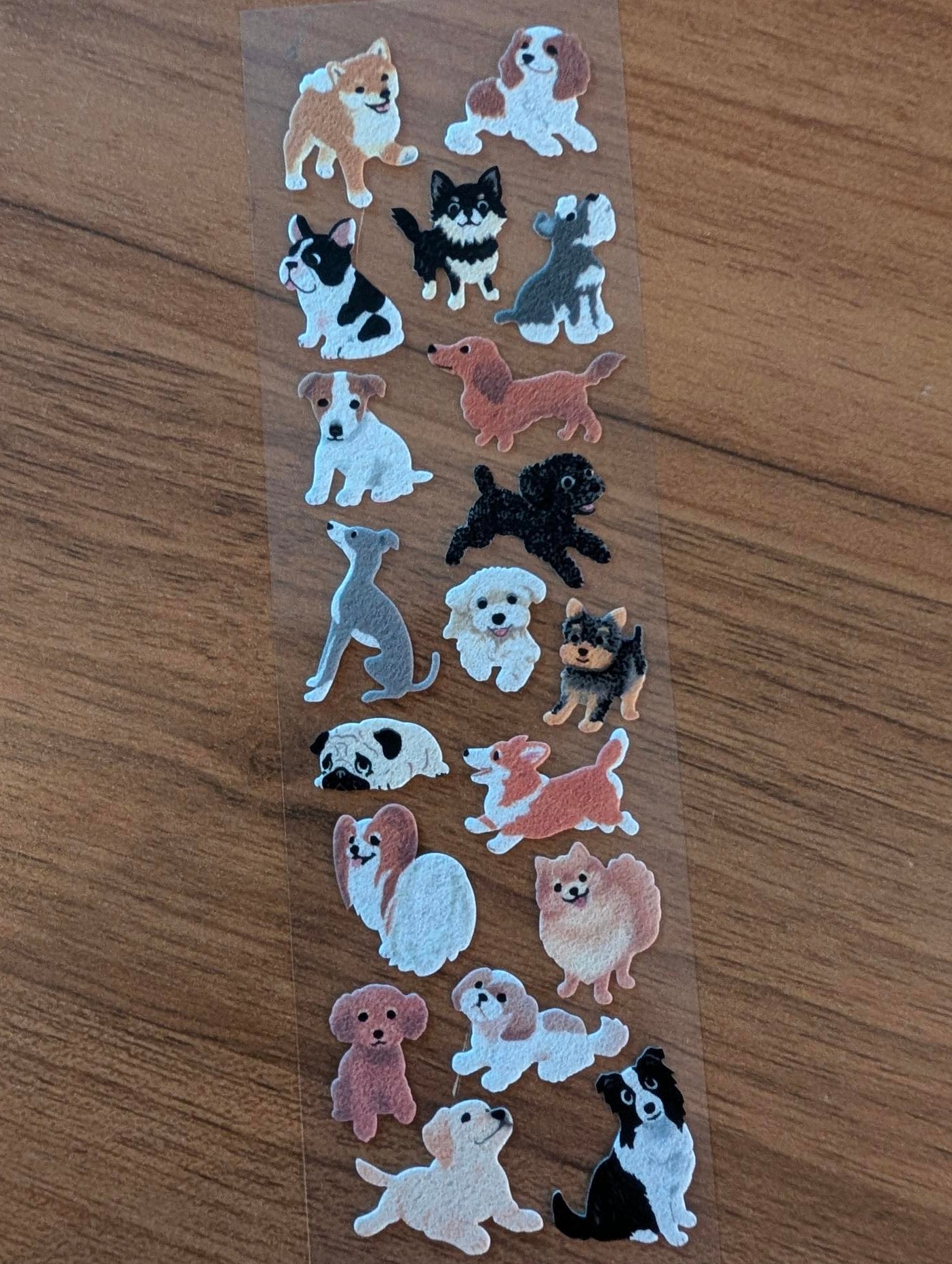 G.C. Press Dog Fuzzy Stickers
