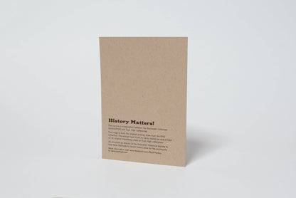 Susan B. Anthony Failure is Impossible Letterpress Card