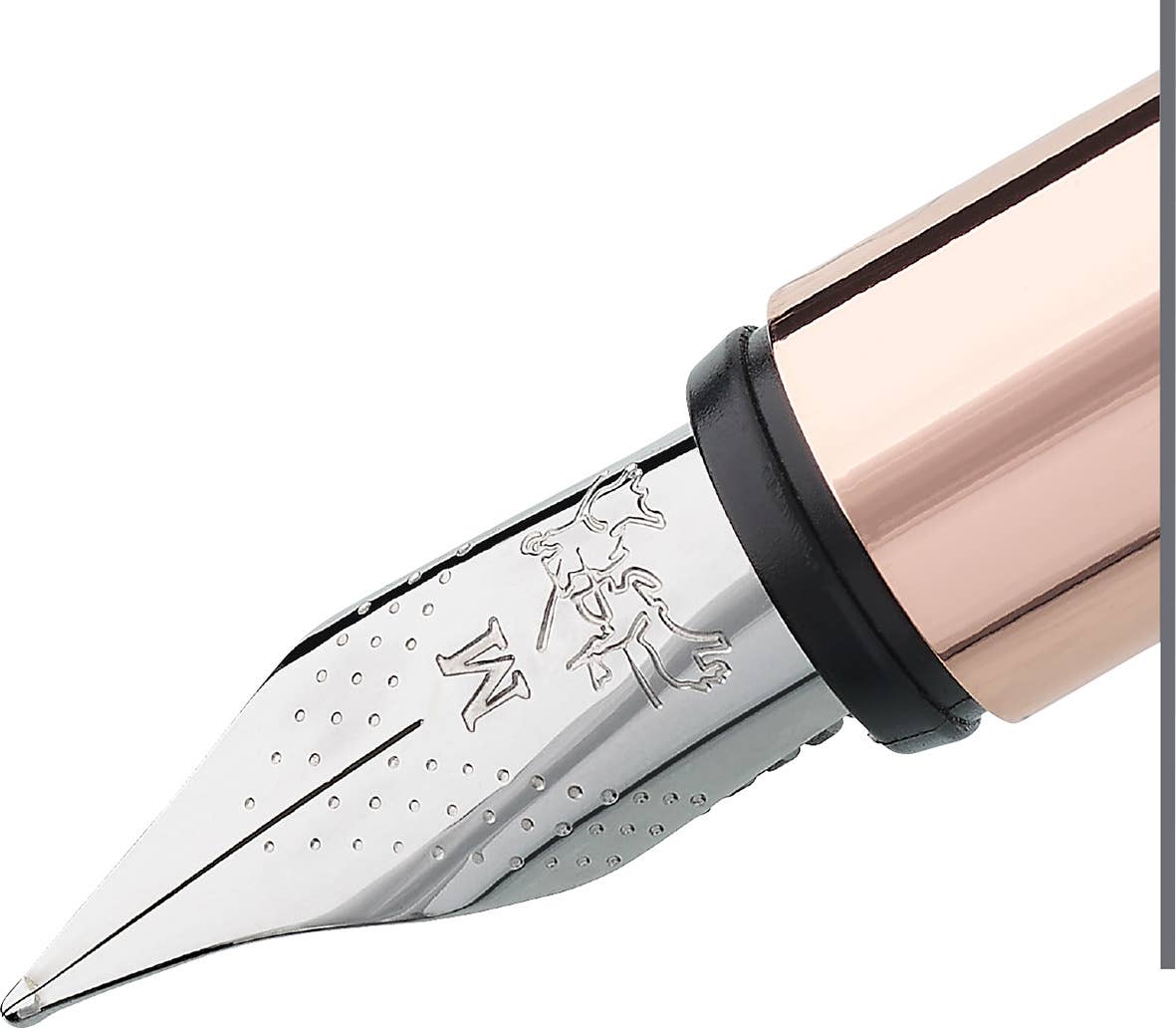 Faber-Castell NEO Slim Black Matte & Rose Gold Fountain Pen