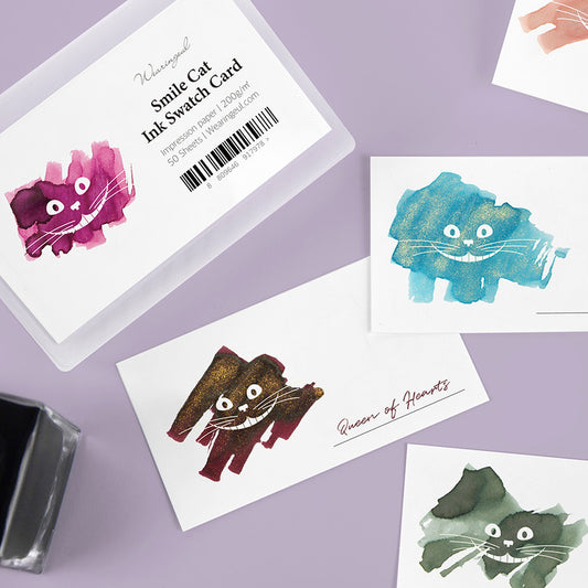 Wearingeul Ink Cards (Smile Cat)