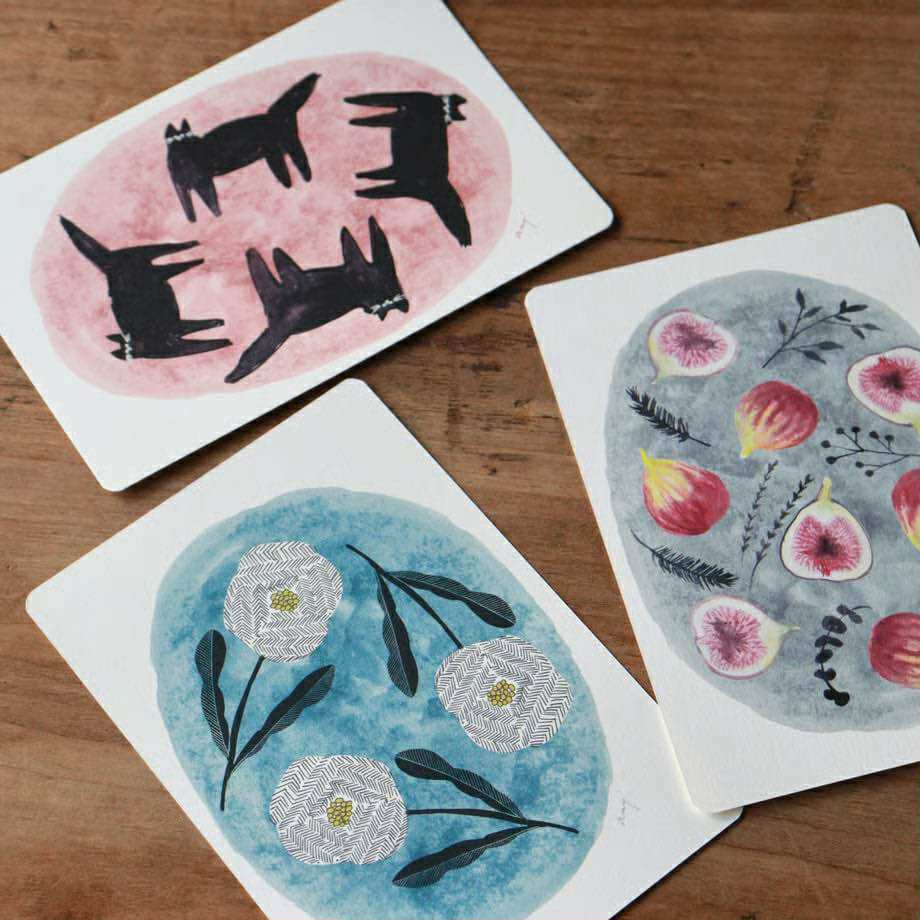 REGARO any.paper original grid post card