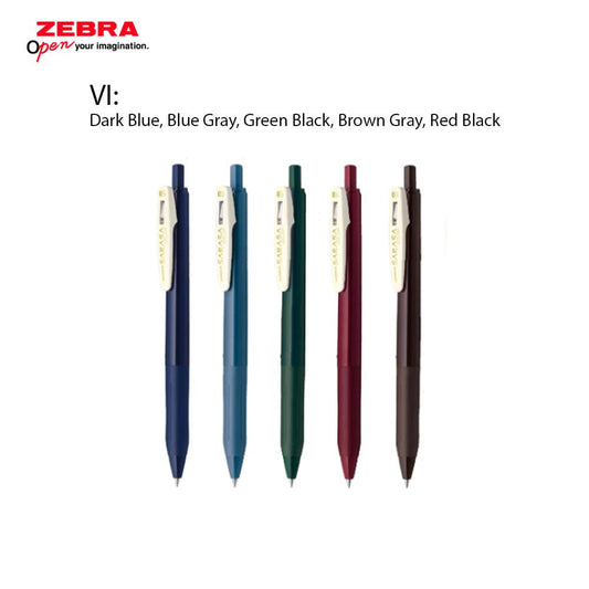 Zebra Gel Pen Sarasa Vintage Color Set