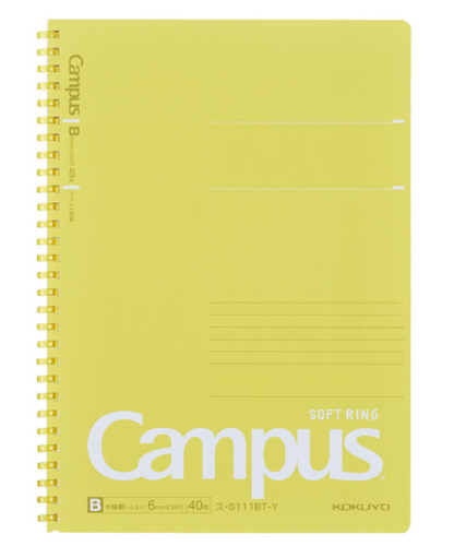 KOKUYO Campus Softring Dot-Ruled 40 Sheet Notebook