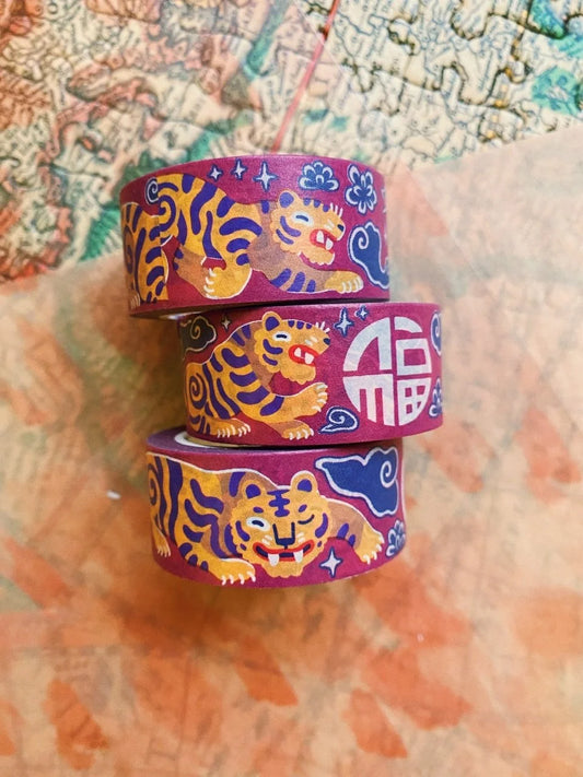Fortune Tiger Washi Tape