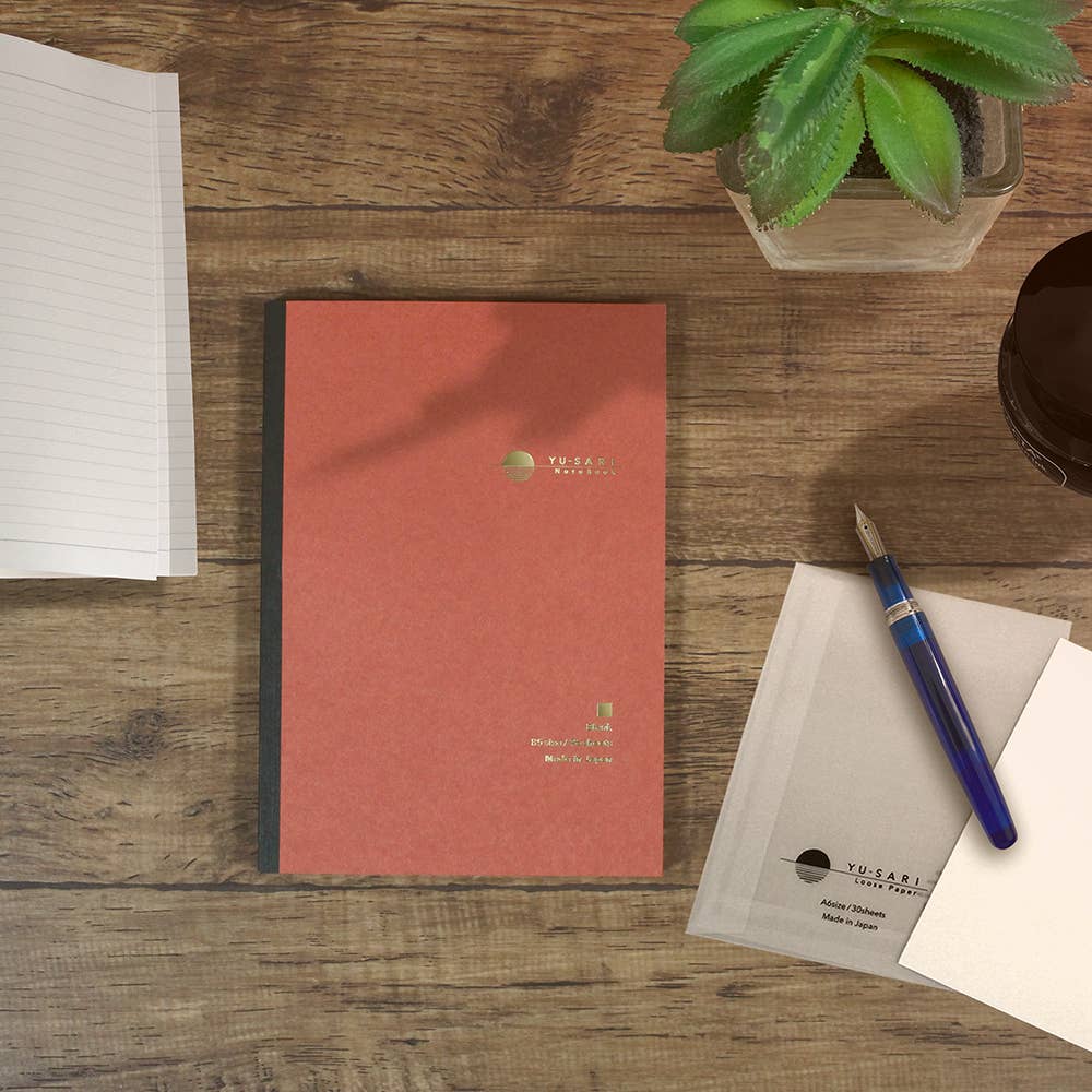 Yu-sari Notebook for Fountain Pen B5 size