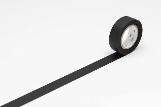 MT Matte Black Washi Tape