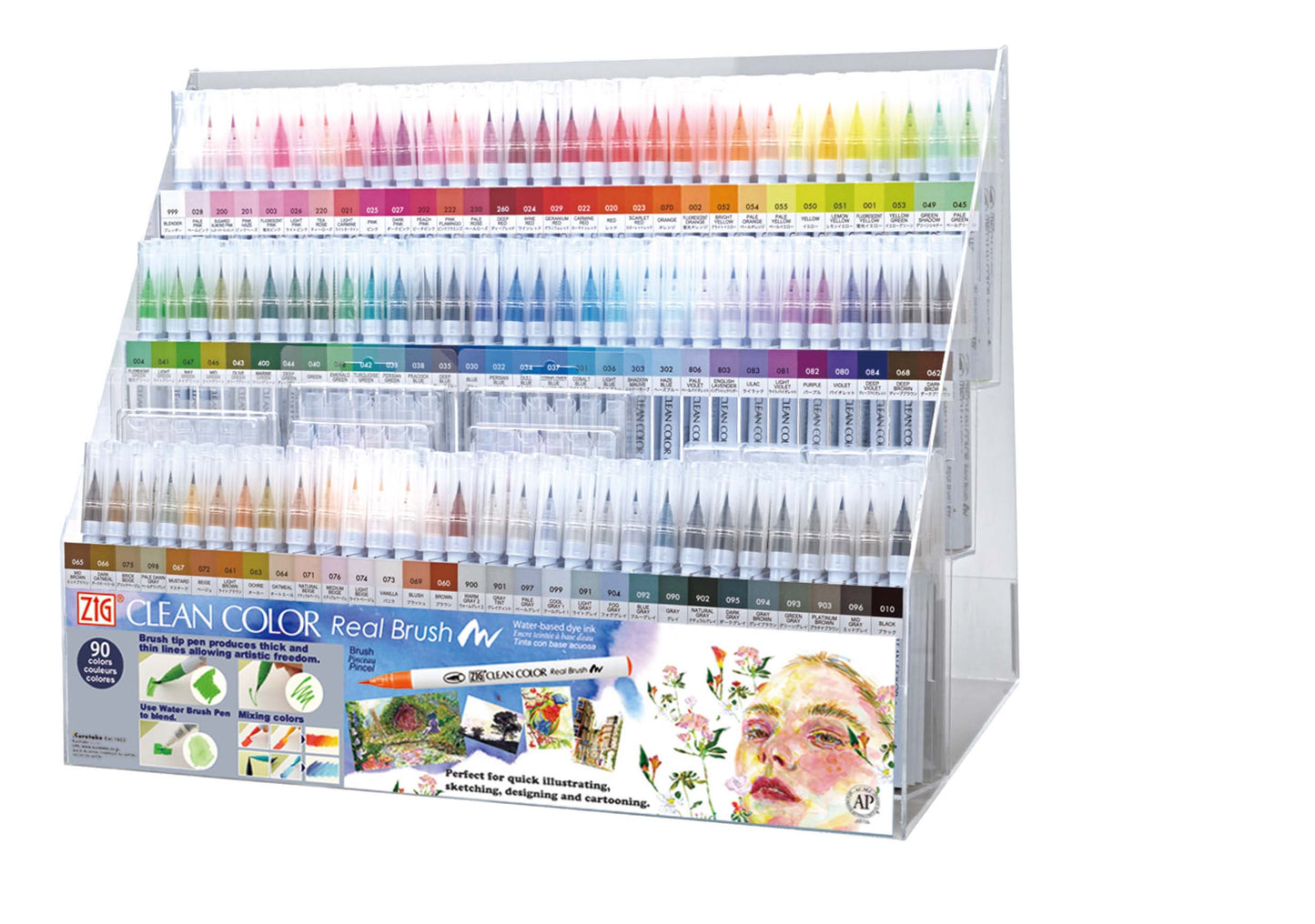 Kuretake Clean Color Real Brush Large Color Sets