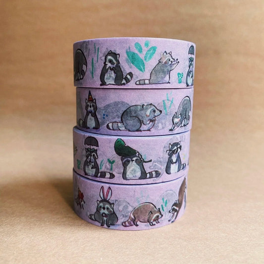 Raccoon Run Washi Tape