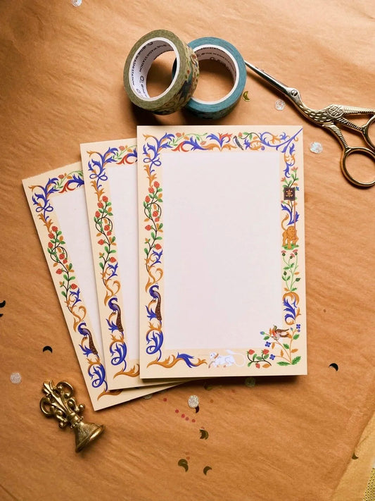 Animals in Art History: Illuminated Manuscripts Notepad