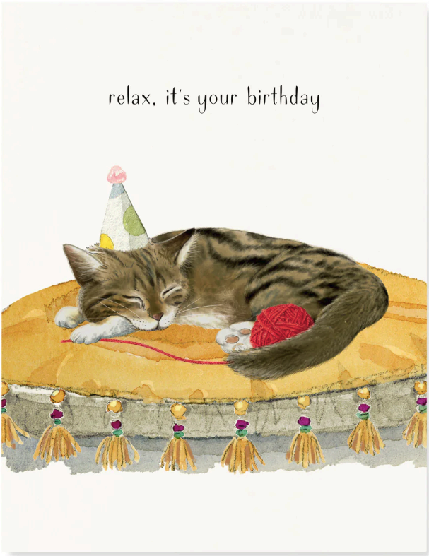 Felix Doolittle - Sleepy Birthday - Happy Birthday Card