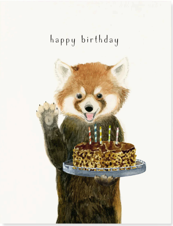 Felix Doolittle - Birthday Panda - Happy Birthday Card
