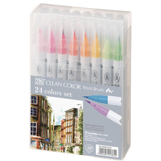 Kuretake Clean Color Real Brush Large Color Sets