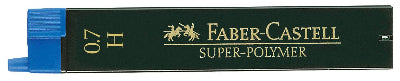 Faber-Castell Super-Polymer lead holder with blue cap on a white background