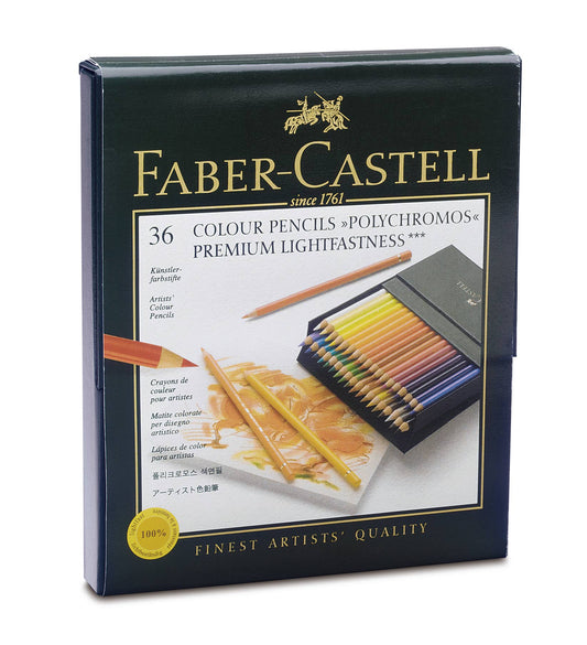 Faber-Castell Polychromos Artists' Color Pencils [Box of 36]