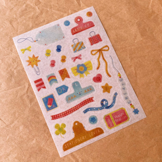 Journaling Accessories Sticker Sheet