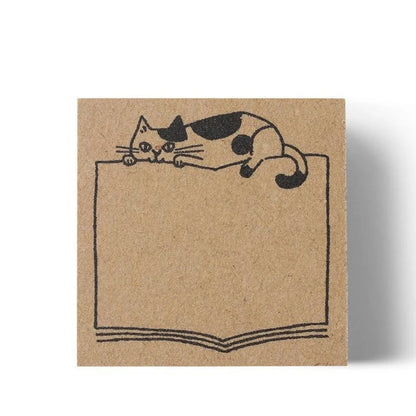 Decole Cat Book Stamp